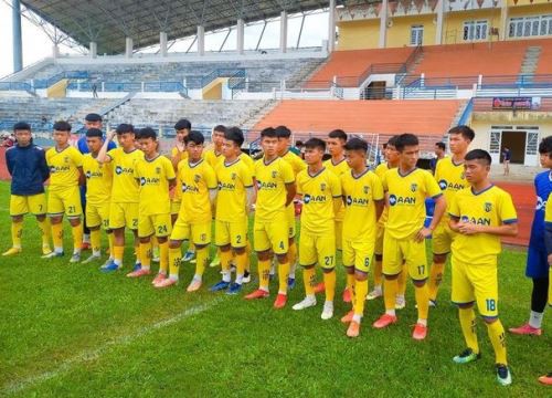 U15 Sông Lam Nghệ An giành vé vào tứ kết U15 Quốc gia 2022