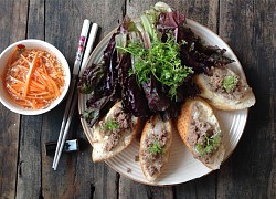 Bánh mì hấp thịt lạ miệng