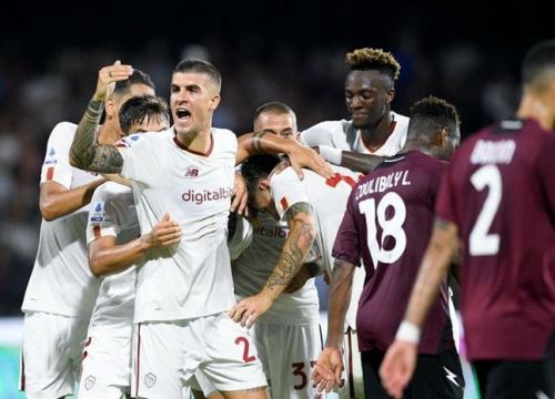 Kết quả Serie A 2022/2023: Salernitana 0-1 Roma, AC Milan 4-2 Udinese