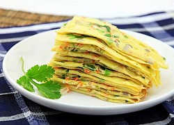 Cách làm bánh trứng chiên rau củ siêu ngon cho bé