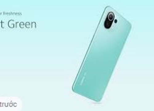 Xiaomi 11 Lite 5G NE ra mắt phiên bản màu đặc biệt mới xanh bạc hà độc quyền tại Thế Giới Di Động