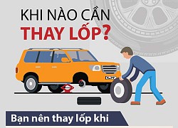 Kinh nghiệm lái xe: Bạn có biết tuổi thọ của lốp là bao lâu và khi nào cần phải thay lốp???