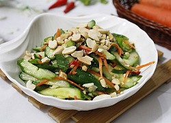 Cách làm gỏi dưa leo cực đơn giản cho mâm cơm thêm hấp dẫn
