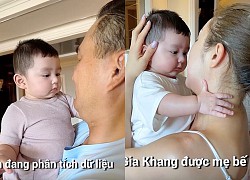 Phản ứng của con trai Chi Bảo khi gặp lại ba mẹ sau nửa tháng xa cách