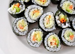 Sushi chay thanh đạm và tốt cho sức khỏe