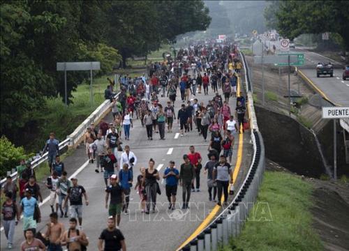 Dòng người từ miền Nam Mexico đổ về biên giới với Mỹ