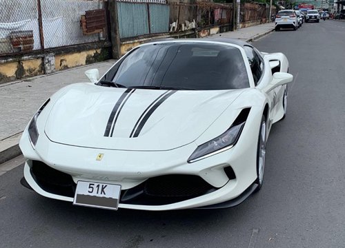 Ferrari F8 Spider hơn 25 tỷ của ông Đặng Lê Nguyên Vũ ra biển số