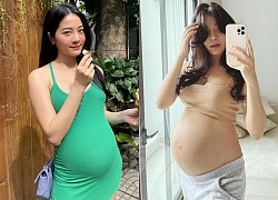 Karen Nguyễn chăm khoe bụng bầu ở cuối thai kì, xây nhà mới cho con