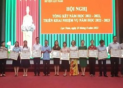 Lục Nam (Bắc Giang) đạt nhiều thành tích cao năm học 2021 -2022