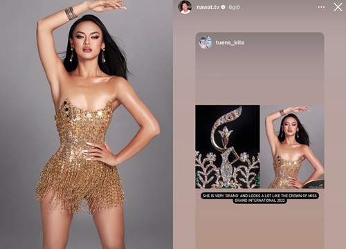 Một thí sinh của Miss Grand Vietnam được đích thân ông Nawat chia sẻ hình ảnh