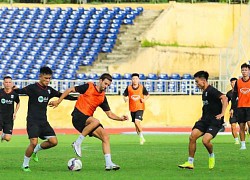 Sông Lam Nghệ An tập dượt chiến thuật mới trước trận gặp Hà Nội FC