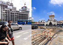 Tháo lô cốt metro án ngữ 6 năm trước cổng chợ Bến Thành