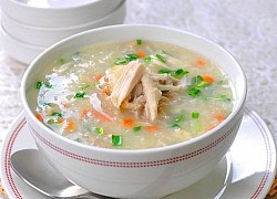 Thực đơn cho bé: Thơm lừng cháo gà rang