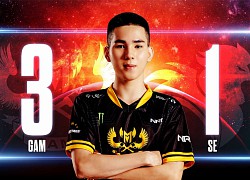 GAM Esports đánh bại SE với kết quả 3-1 và tiến vào chung kết nhánh thắng VCS Mùa Hè 2022