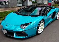 Lamborghini Aventador LP 700-4 với ngoại thất xanh dương tại TP.HCM