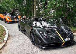 Siêu xe Pagani Zonda HP Barchetta gặp nạn