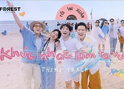 Trúc Nhân, Orange, Anh Tú, Hứa Kim Tuyền ca hát, vật nhau trên cát