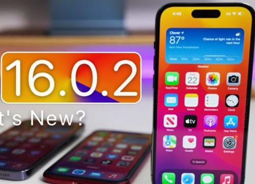 Apple phát hành iOS 16.0.2 sửa lỗi khiến người dùng "đau đầu" trên iPhone 14 Pro