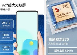 Dưới 6 triệu có smartphone chip Snapdragon 870, camera selfie ẩn dưới màn hình