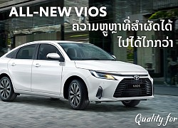 Cận cảnh Toyota Vios sẽ ra mắt tại Lào