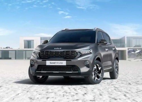 Kia Sonet X-Line 2022 chính thức được vén màn, ngoại hình 'ngầu đét', 'hăm doạ' Toyota Raize