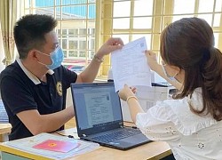 Thí sinh xác nhận nhập học trực tuyến trên hệ thống