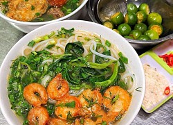 Bún tôm 'ngon lạc lối' ở Hải Phòng