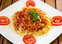 Cách làm mì spaghetti cà chua bò băm cực dễ