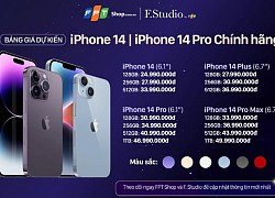 Giá bán dự kiến của iPhone 14 series tại thị trường Việt Nam: từ 23 triệu đến 50 triệu