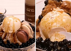 Mách bạn cách làm bingsu đường đen mát lạnh, chuẩn vị Hàn Quốc