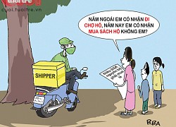 Mua sách giáo khoa trong... hồi hộp