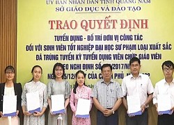 Quảng Nam, Quảng Ngãi tuyển dụng GV theo NĐ 140 chủ yếu phân bổ về trường chuyên