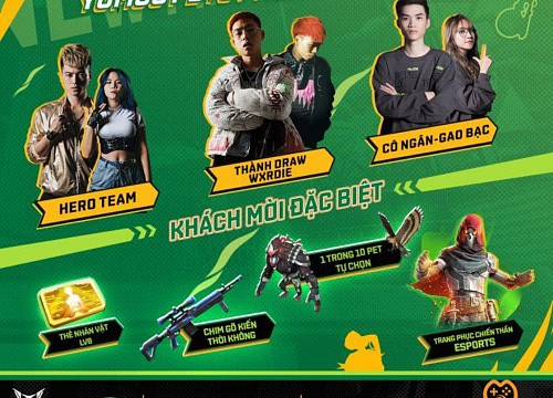 Hero Team Đại Chiến Streamer Free Fire, Thành Draw "Comeback" Cổ Vũ 12 Đội Tuyển Tại Chung Kết Yomost ĐTST Mùa Xuân 2021