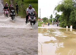 Người dân 'đánh cược' tính mạng khi qua đập tràn ở Thanh Hóa, học sinh phải nghỉ học khi mưa lũ