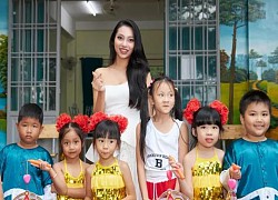 Người đẹp Lâm Thu Hồng làm thiện nguyện trước khi lên đường thi 'Miss Globle 2022'