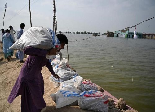 Pakistan chạy đua ngăn dòng lũ tấn công nhà máy điện chủ lực