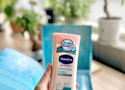 Review Vaseline Fresh & Bright Cooling: "Bảo bối" dưỡng trắng cho nàng mê "xê dịch"