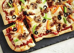 Làm pizza không cần lò nướng