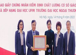 Trường ĐH Ngoại thương đón chứng nhận kiểm định chất lượng cơ sở giáo dục