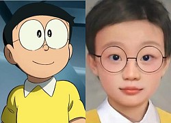 Khi dàn nhân vật hoạt hình Doraemon hóa người thật: Nobita - Shizuka như sinh đôi