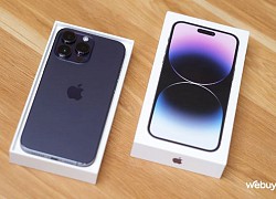 Mở hộp iPhone 14 Pro Max màu Tím ngày đầu về Việt Nam