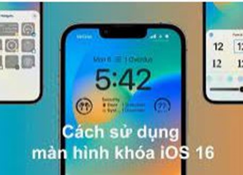 Cài đặt màn hình khóa iOS 16 ở đâu?