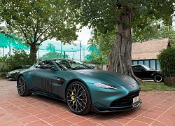 Bắt gặp Aston Martin Vantage F1 Edition của chủ tịch "Qua" Vũ khoe sắc trên đường phố Sài thành