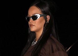 Ca sĩ Rihanna giản dị đến phòng thu cùng bạn trai lúc tối muộn