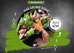 Trưa nay ăn gì: Làm mới bữa trưa thứ Ba cùng salad bơ tôm