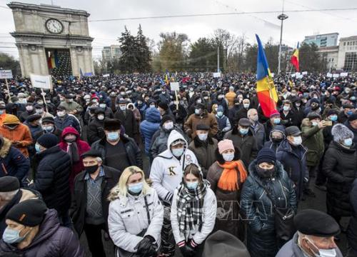 Moldova nổ ra biểu tình lớn nhất trong 2 năm phản đối lạm phát và giá năng lượng tăng cao