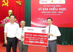 Thừa Thiên - Huế: Trao 420 suất học bổng 'Vì em hiếu học'