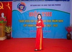 Yêu nghề, mến trẻ là động lực giúp cô Trang giỏi nghề, tận tâm dạy dỗ học sinh