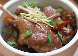 Cách nấu vịt kho gừng ngon khó cưỡng