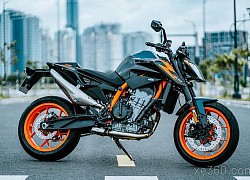 Cận cảnh KTM 890 Duke R 2022 giá 519 triệu đồng tại Việt Nam, cạnh tranh với Kawasaki Z900